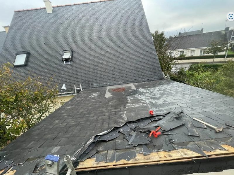Réfection toiture ardoise — MSC Couverture